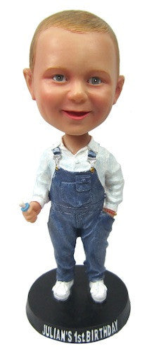 Child in Denim Overalls (ONLINE ORDER ONLY)