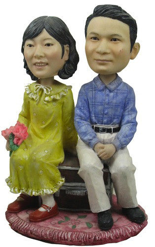 Classic Collectable Styled Couple Bobbleheads #1 (ONLINE ORDER ONLY)