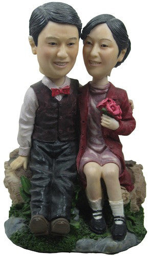 Classic Collectable Styled Couple Bobbleheads #2 (ONLINE ORDER ONLY)