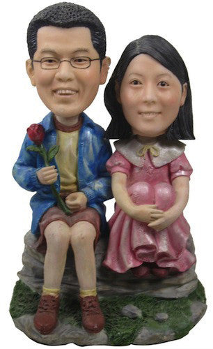 Classic Collectable Styled Couple Bobbleheads #3 (ONLINE ORDER ONLY)