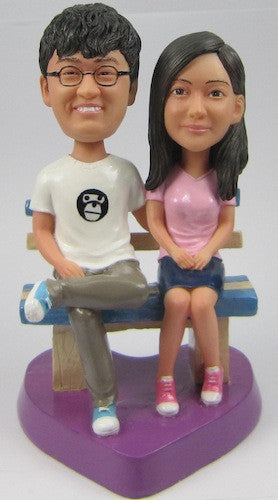 Classic Collectable Styled Couple Bobbleheads #10 (ONLINE ORDER ONLY)