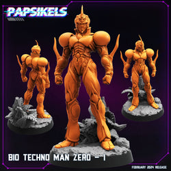 3D Printed Papsikels Bio Techno Man Zero February 2025 Cyberpunk 28mm 32mm (Online Only)