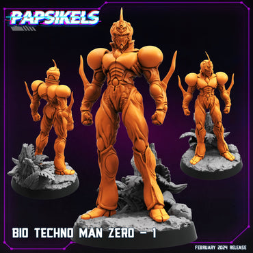 3D Printed Papsikels Bio Techno Man Zero February 2025 Cyberpunk 28mm 32mm (Online Only)