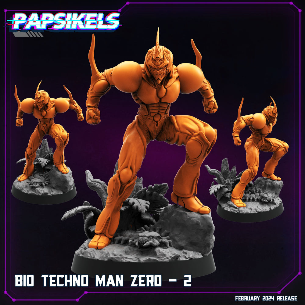 3D Printed Papsikels Bio Techno Man Zero February 2025 Cyberpunk 28mm 32mm (Online Only)