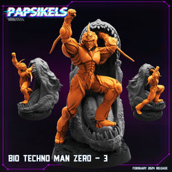 3D Printed Papsikels Bio Techno Man Zero February 2025 Cyberpunk 28mm 32mm (Online Only)