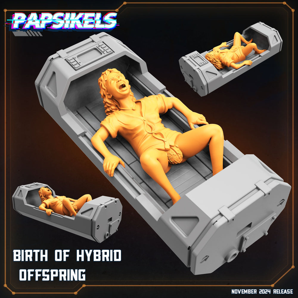 3D Printed Papsikels Birth Of Hybrid Offspring Nov 2024 Scifi 28mm 32mm (Online Only)