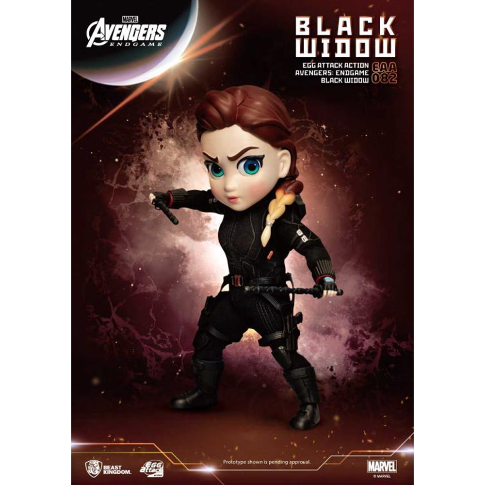 Beast Kingdom: Marvel: Avengers - EAA-082 Endgame Black Widow Egg Attack Action Figure (ONLINE ORDER ONLY)