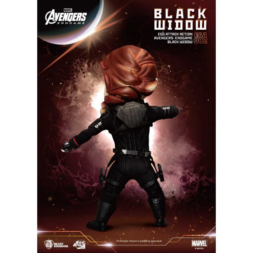 Beast Kingdom: Marvel: Avengers - EAA-082 Endgame Black Widow Egg Attack Action Figure (ONLINE ORDER ONLY)