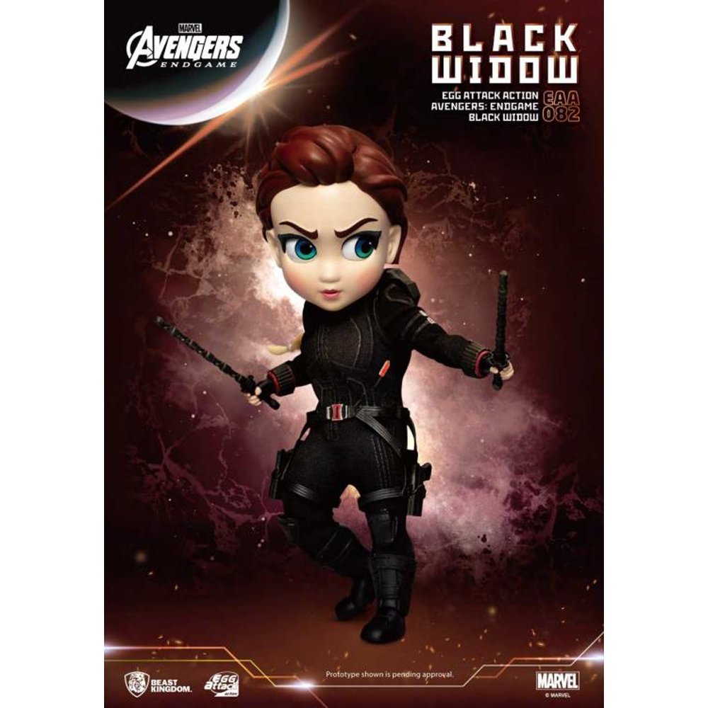 Beast Kingdom: Marvel: Avengers - EAA-082 Endgame Black Widow Egg Attack Action Figure (ONLINE ORDER ONLY)