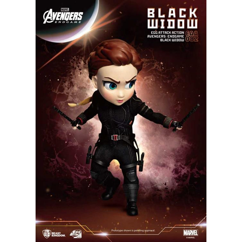 Beast Kingdom: Marvel: Avengers - EAA-082 Endgame Black Widow Egg Attack Action Figure (ONLINE ORDER ONLY)