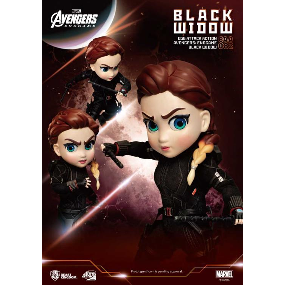 Beast Kingdom: Marvel: Avengers - EAA-082 Endgame Black Widow Egg Attack Action Figure (ONLINE ORDER ONLY)