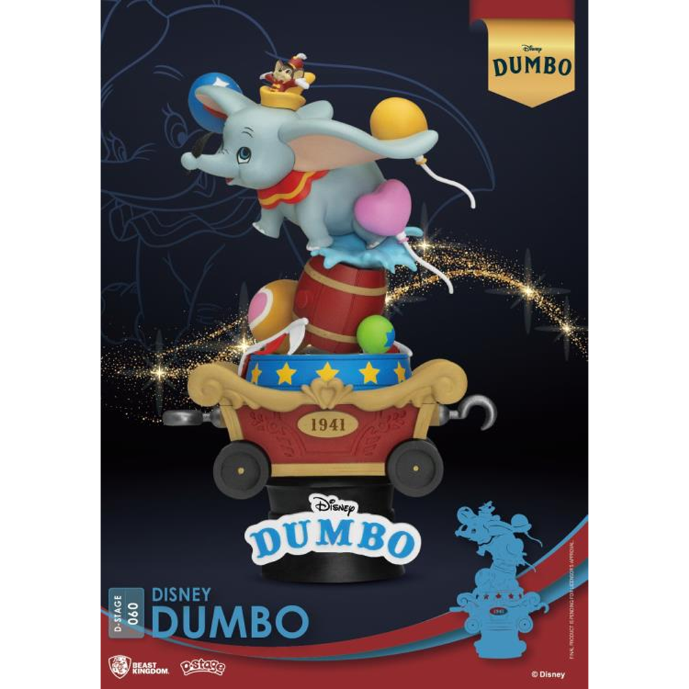 Beast Kingdom: Disney Diorama Stage - Dumbo 6-Inch Statue DS-060 (ONLINE ORDER ONLY)