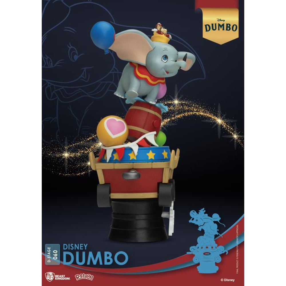 Beast Kingdom: Disney Diorama Stage - Dumbo 6-Inch Statue DS-060 (ONLINE ORDER ONLY)