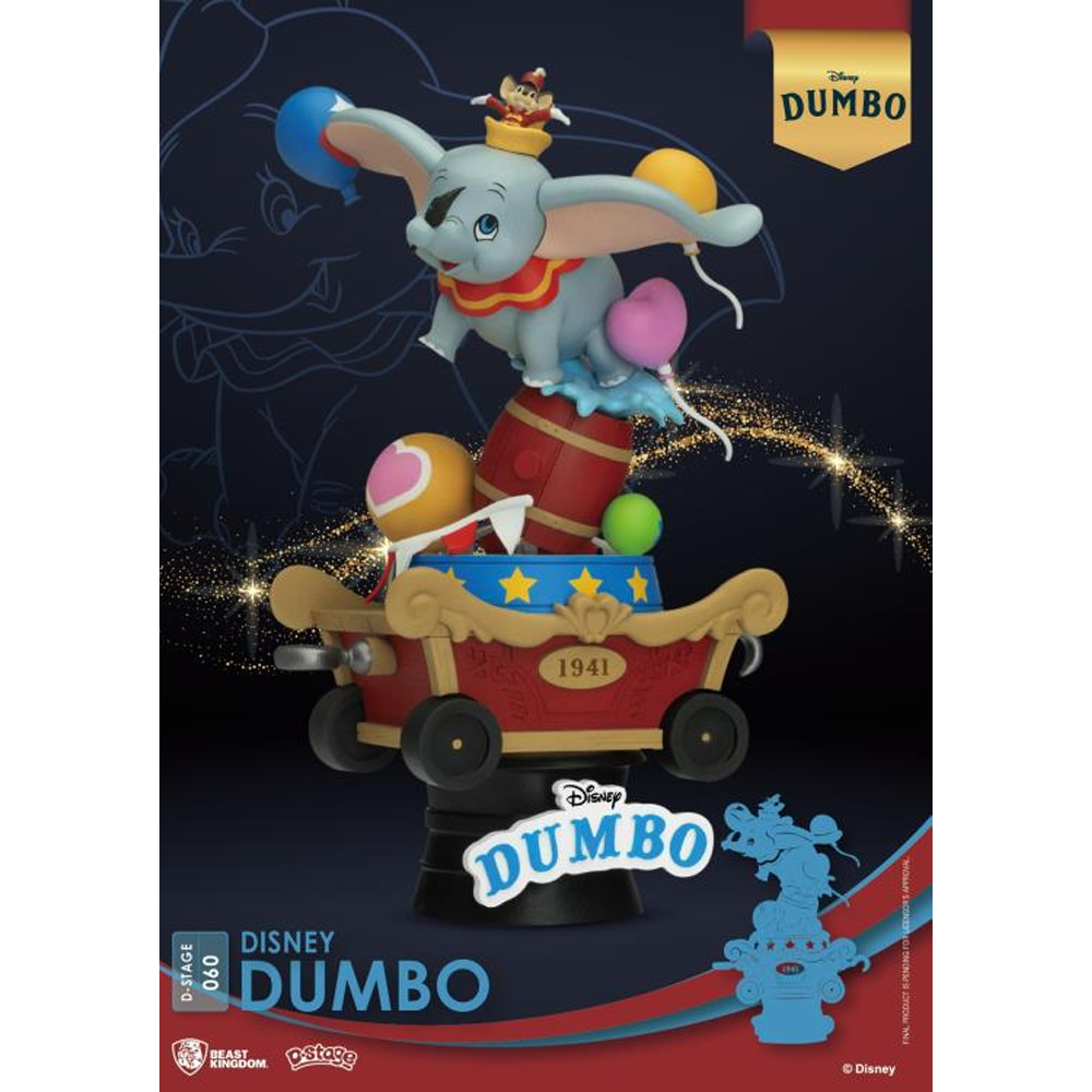 Beast Kingdom: Disney Diorama Stage - Dumbo 6-Inch Statue DS-060 (ONLINE ORDER ONLY)