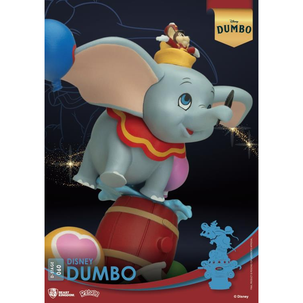 Beast Kingdom: Disney Diorama Stage - Dumbo 6-Inch Statue DS-060 (ONLINE ORDER ONLY)