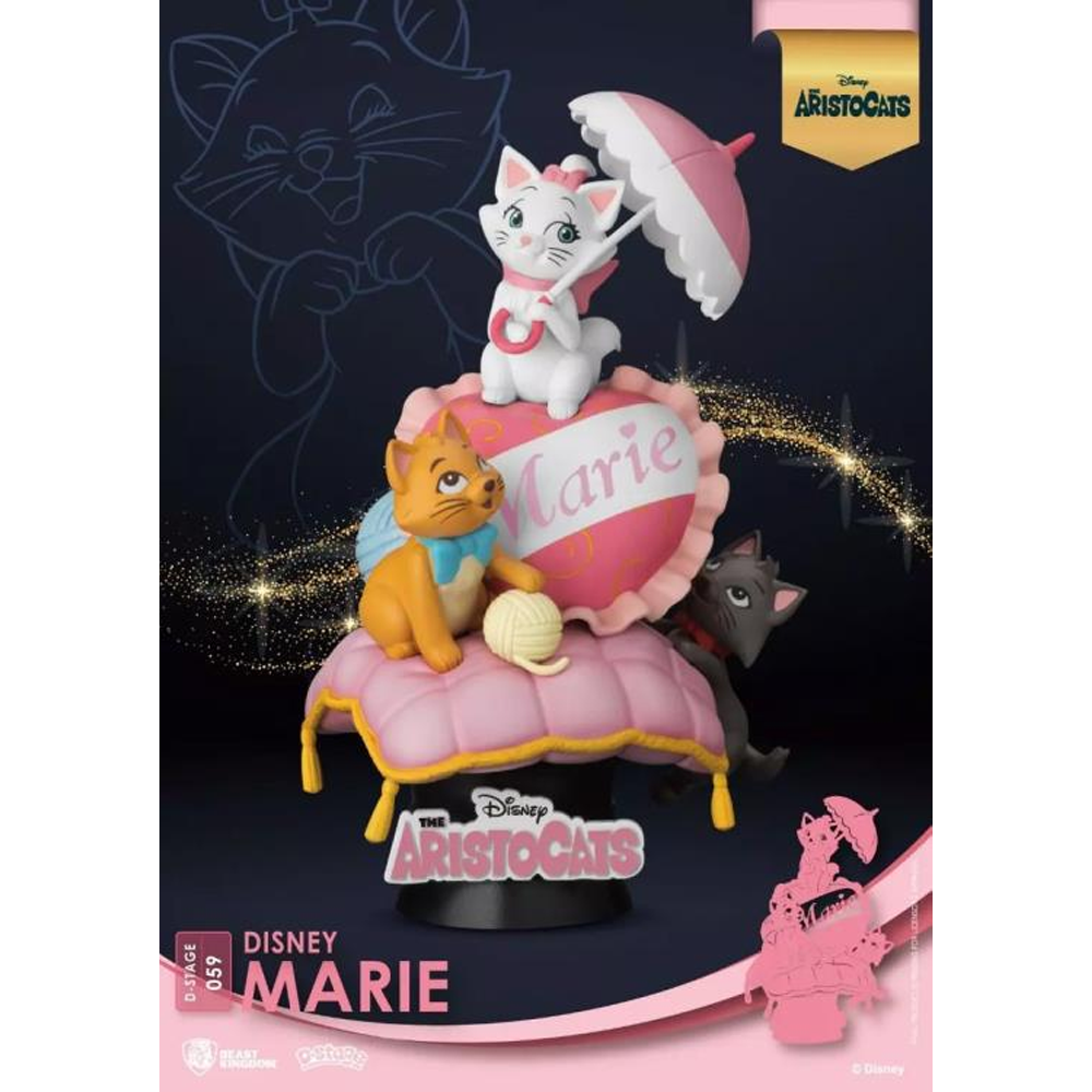 Beast Kingdom: Disney: The Aristocats Diorama Stage - Marie 6-Inch Statue DS-059 (ONLINE ORDER ONLY)