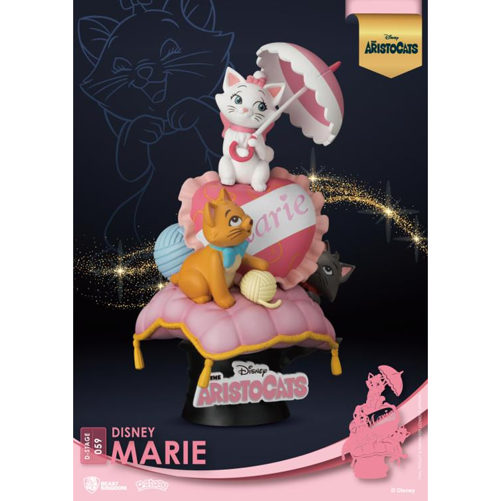 Beast Kingdom: Disney: The Aristocats Diorama Stage - Marie 6-Inch Statue DS-059 (ONLINE ORDER ONLY)