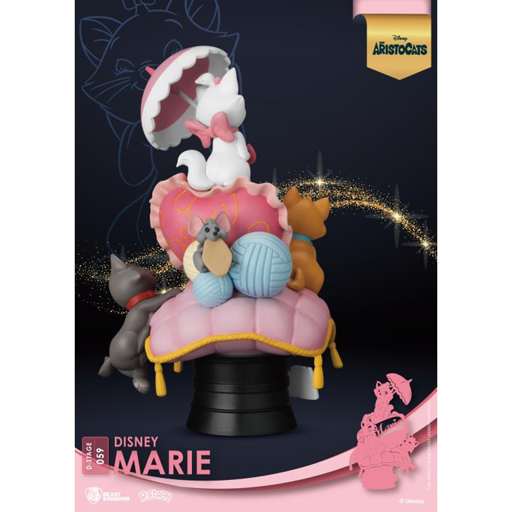 Beast Kingdom: Disney: The Aristocats Diorama Stage - Marie 6-Inch Statue DS-059 (ONLINE ORDER ONLY)