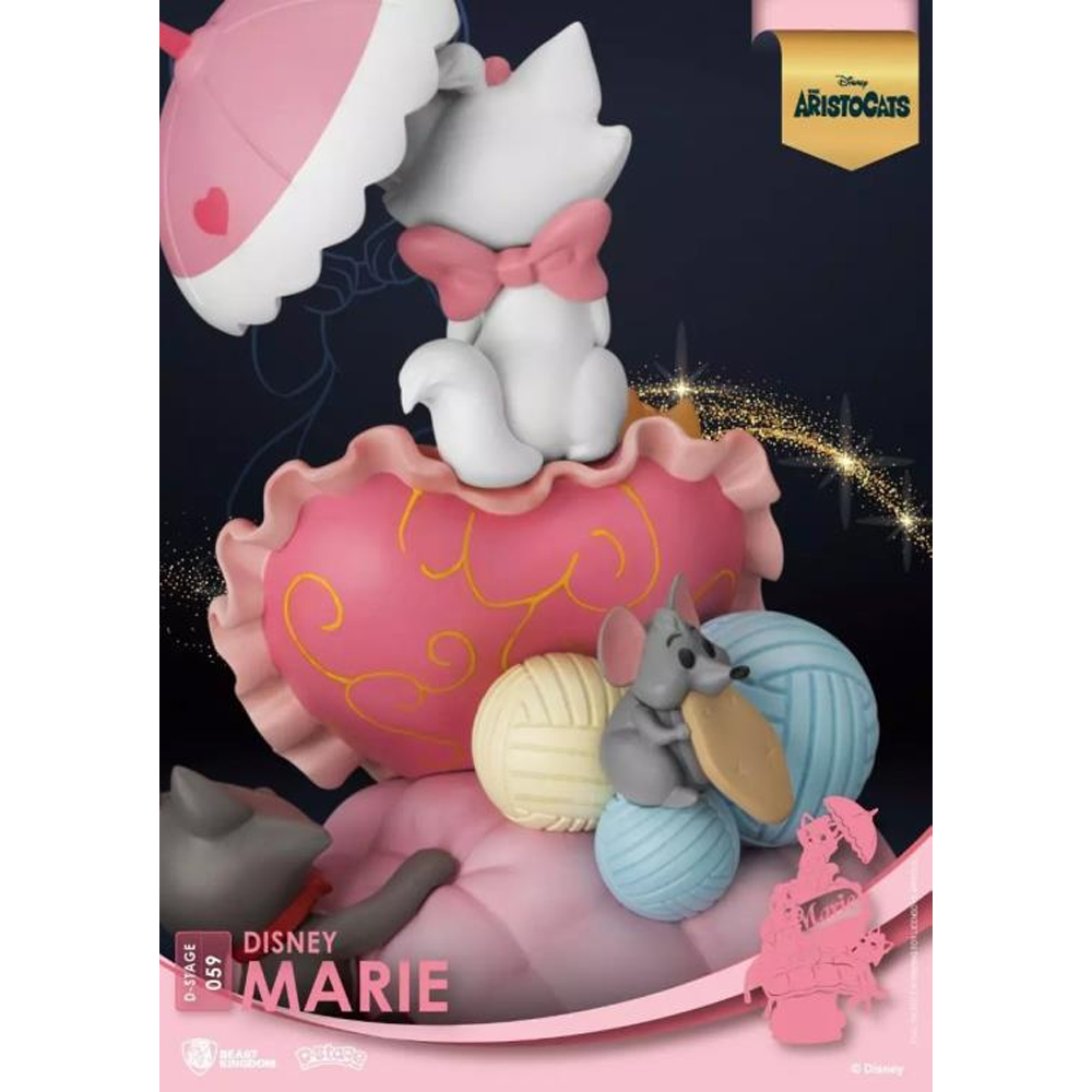 Beast Kingdom: Disney: The Aristocats Diorama Stage - Marie 6-Inch Statue DS-059 (ONLINE ORDER ONLY)