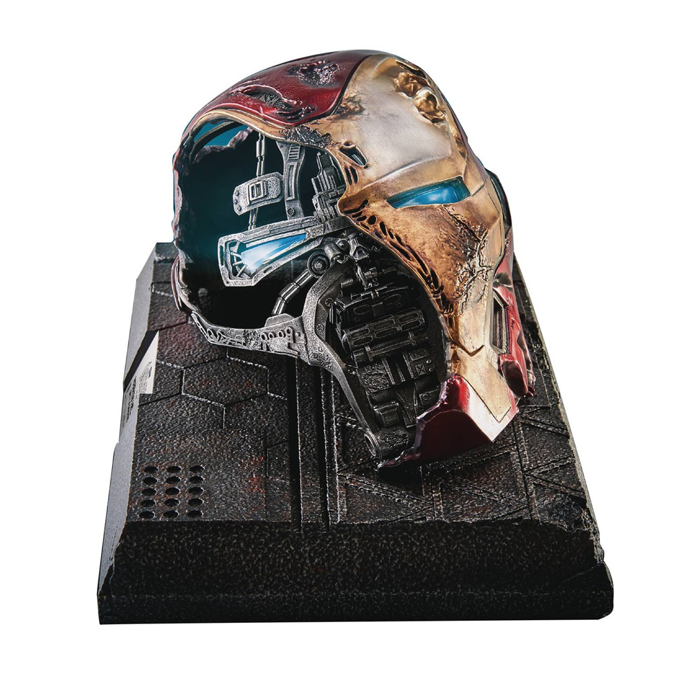 Beast Kingdom: Avengers: Endgame - Master Craft Iron Man Mark L Helmet (Battle Damaged) MC-038 (ONLINE ORDER ONLY)