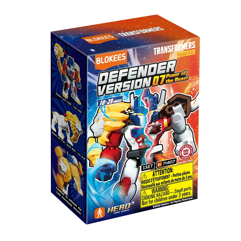 Blokees: Transformers - Defender Version - 07 Power of the Beast - Blind Box (ONLINE ORDER ONLY)