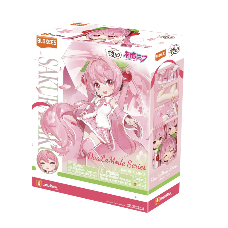 Blokees: Hatsune Miku - DaaLaMode Series - Sakura Miku (ONLINE ORDER ONLY)