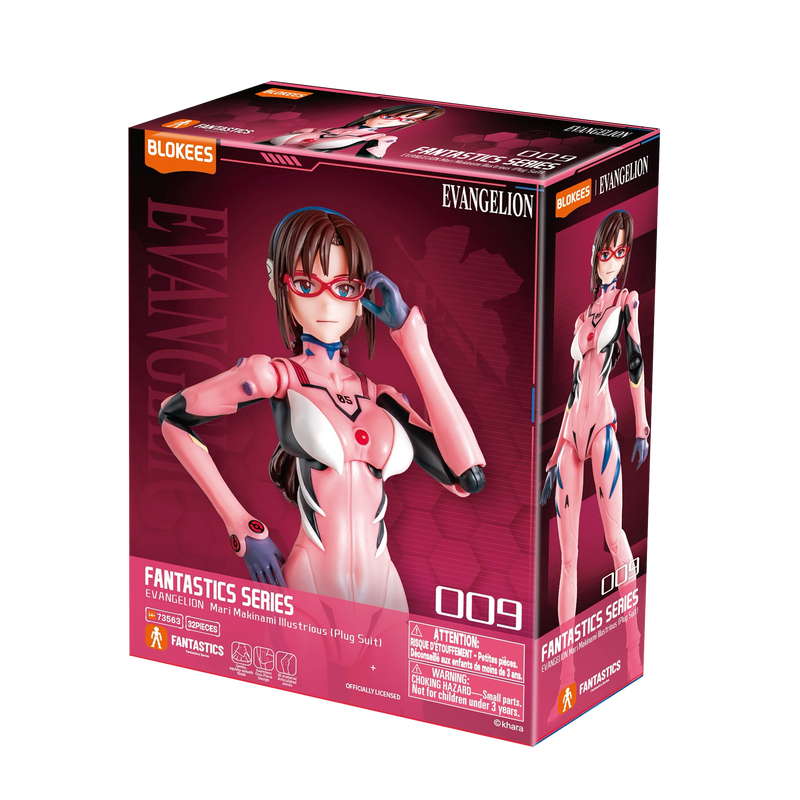 Blokees: Evangelion - Fantastics Series - 02 Mari Makinami Illustrious - Plug Suit (ONLINE ORDER ONLY)