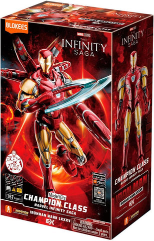 Blokees: Marvel Infinity Saga - Champion Class 01 - Iron Man MK LXXXV - EX (ONLINE ORDER ONLY)