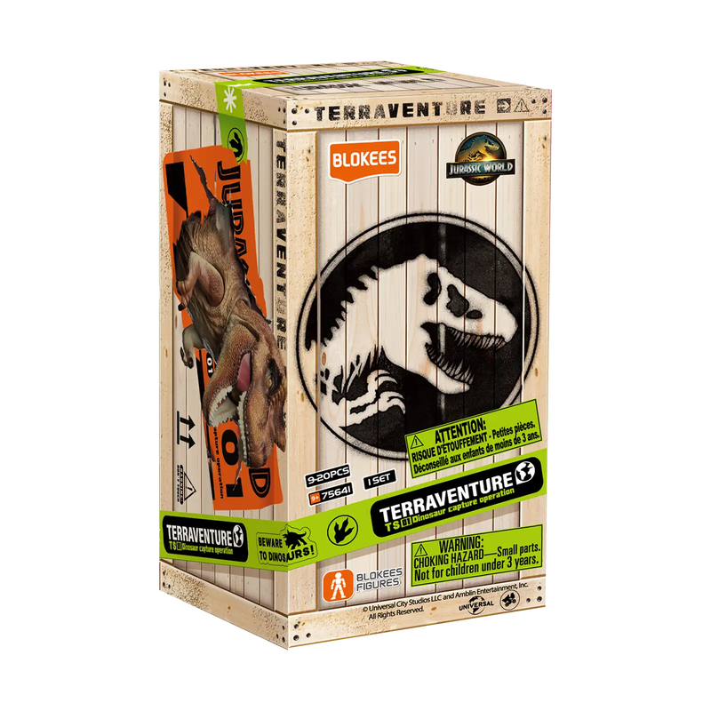 Blokees: Jurassic World - Terraventure - TS-01 Dinosaur Capture Operation - Blind Box (ONLINE ORDER ONLY)