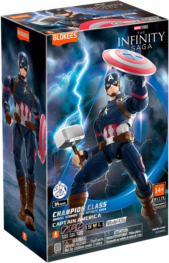 Blokees: Marvel Infinity Saga - Champion Class 03 - Captain America (ONLINE ORDER ONLY)