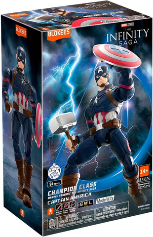 Blokees: Marvel Infinity Saga - Champion Class 03 - Captain America (ONLINE ORDER ONLY)