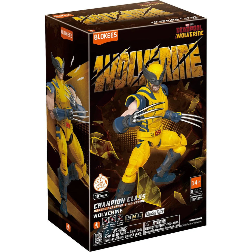 Blokees: Marvel Deadpool & Wolverine - Champion Class - 05: Wolverine (ONLINE ORDER ONLY)