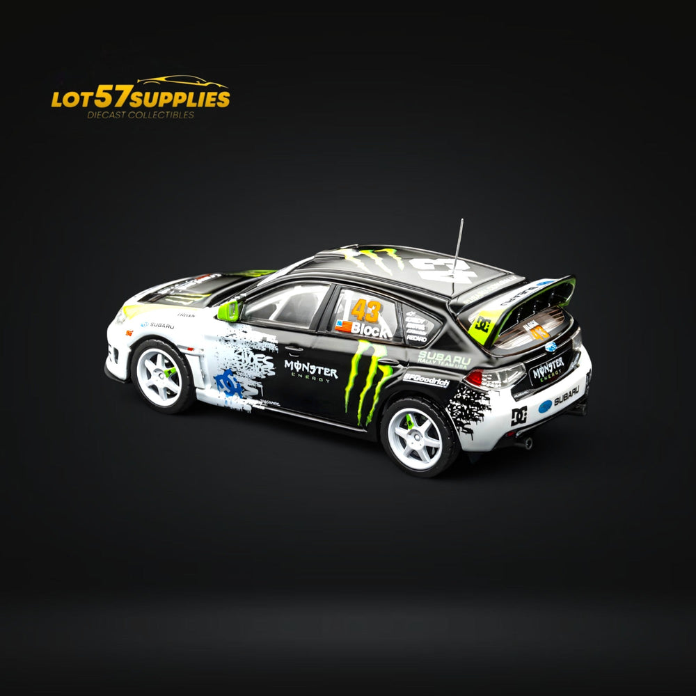 DCM & Mini Station 2008 Subaru Impreza WRX STI Rally Block43 Monster 1:64 (ONLINE ORDER ONLY)