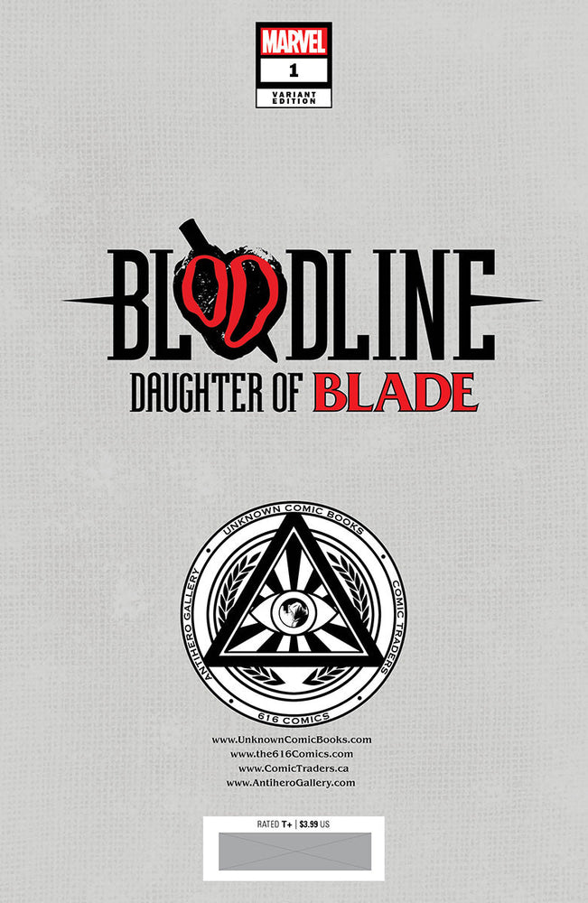 Bloodline: Daughter Of Blade #1 Unknown Comics Sergio Davila Exclusive Virgin Var (02/01/2023) (Online Only)