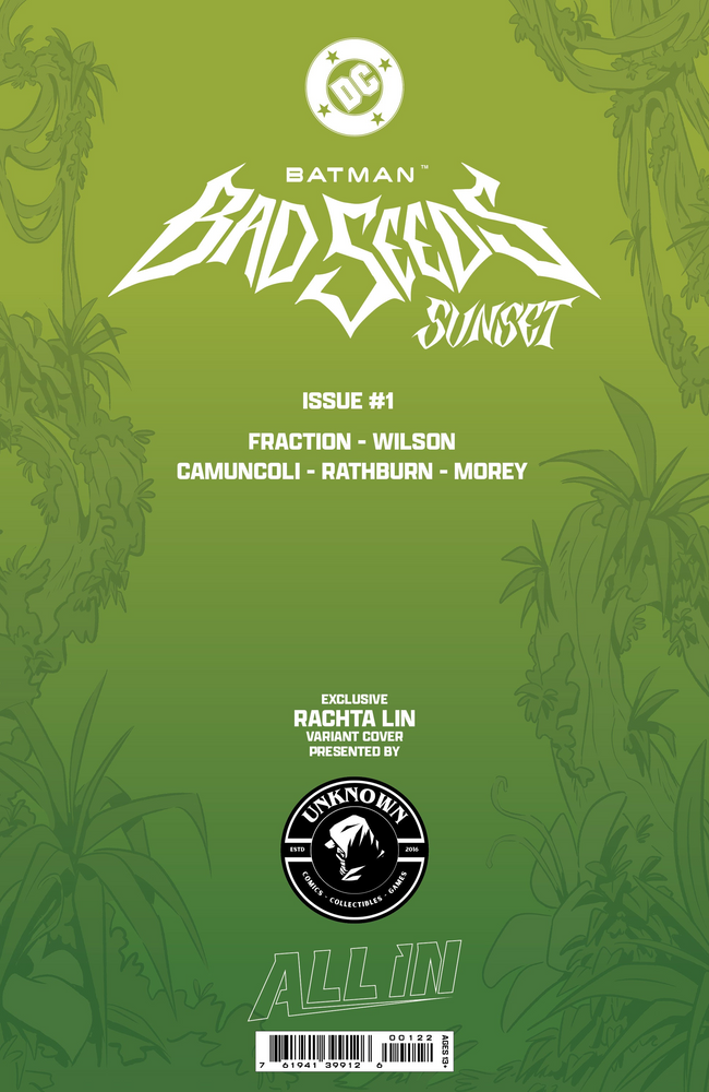 BATMAN BAD SEEDS SUNSET #1 RACHTA LIN EXCLUSIVE VIRGIN VAR (08/26/2026)(09/02/2026)