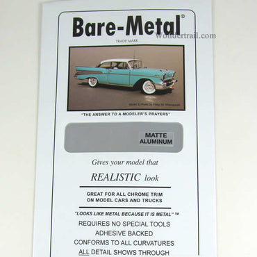 BMF011 Matte Aluminum Foil Thin Sheet (1) Bare-Metal Foil (ONLINE ORDER ONLY)
