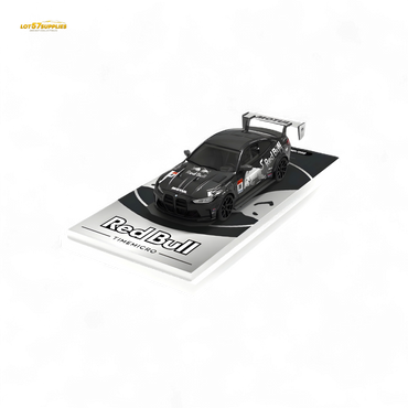 TimeMicro BMW M4 Modified Widebody Silver R e d B u l l Ordinary 1:64 (ONLINE ORDER ONLY)