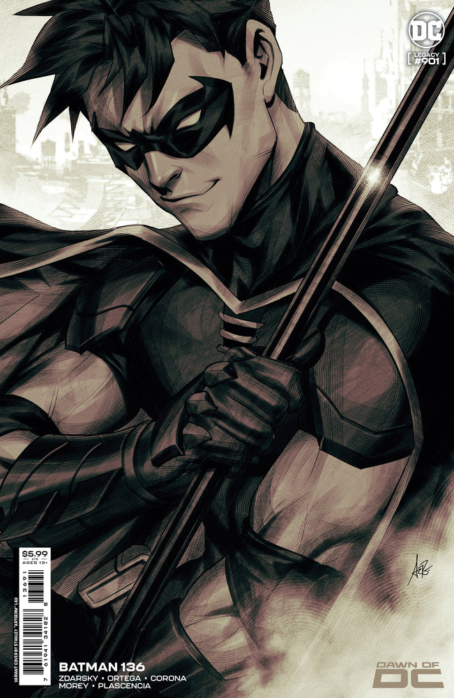 Batman #136 D Stanley Artgerm Lau Robin Card Stock Variant (06/06/2023) Dc (ONLINE ORDER ONLY)