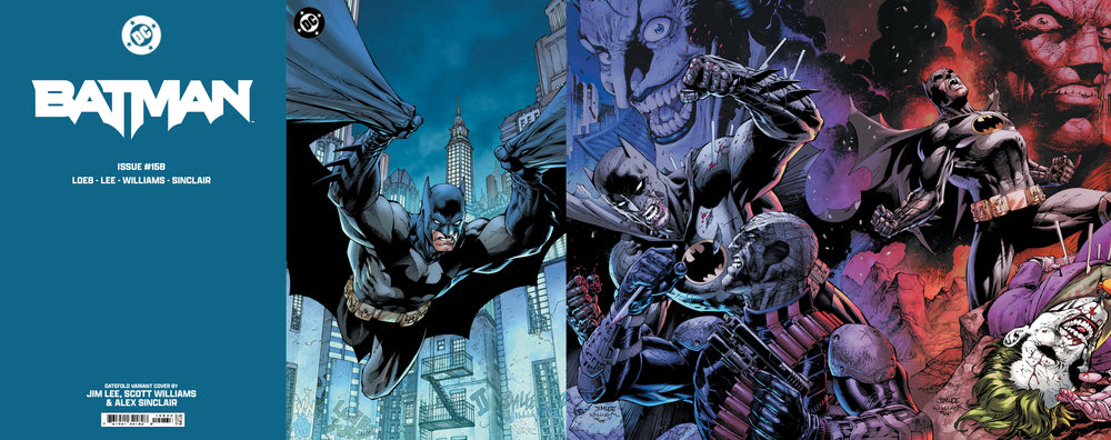 Batman #158 J Jim Lee & Scott Williams Connecting Gatefold Variant (03/26/2025) Dc (ONLINE ORDER ONLY)