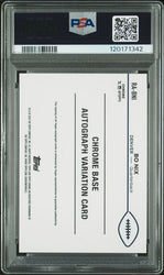 Graded 2024 Topps Chrome Bo Nix #RABNI /199 Aqua Geometric Rookie Auto Rookie RC Football Card PSA 10 Gem Mint (ONLINE ORDER ONLY)