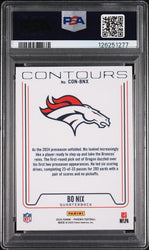 Graded 2024 Panini Phoenix Bo Nix #CONBNX Contours Rookie RC Football Card PSA 10 Gem Mint (ONLINE ORDER ONLY)