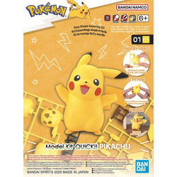 Pokémon: Plamo Quick!! - 01 Pikachu (ONLINE ORDER ONLY)