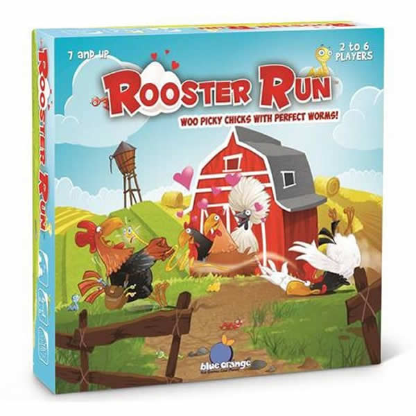BOG02800 Rooster Run Family Card Game Blue Orange Games (ONLINE ORDER ONLY)