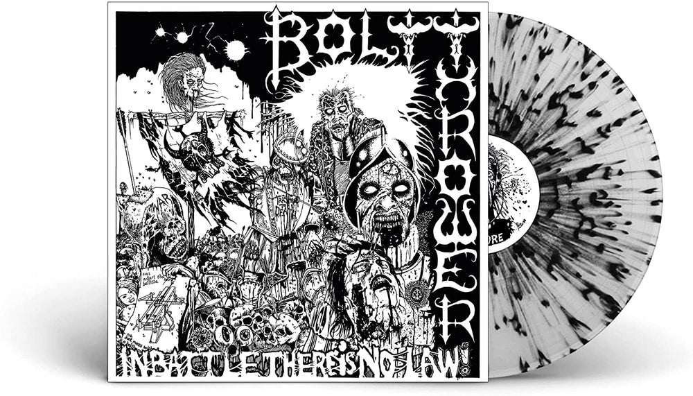 IN BATTLE THERE IS NO LAW (CLEAR/GREY/BLACK/WHITE SPLATTER VINYL) [Vinyl] (ONLINE ORDER ONLY)
