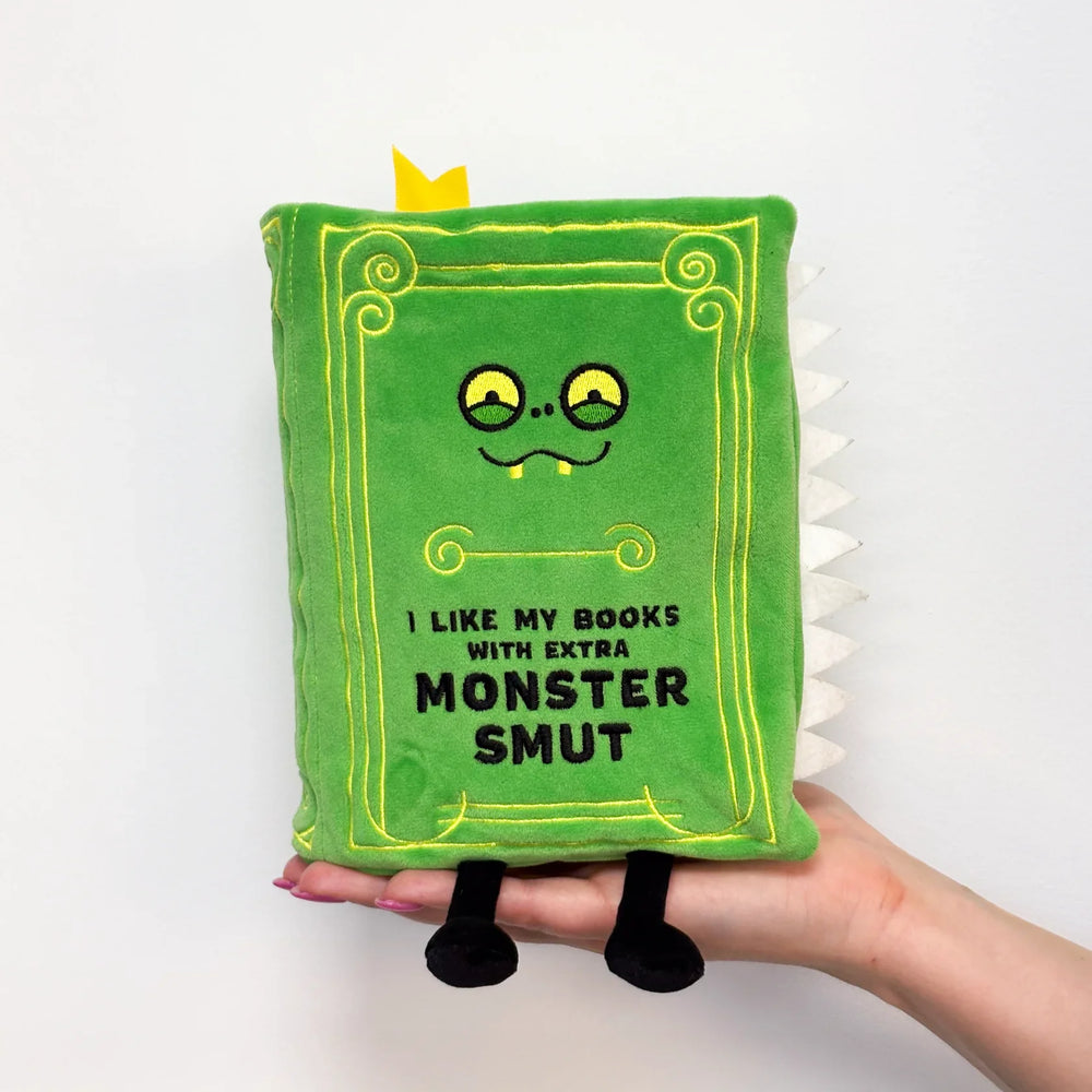 Punchkins Book Plush I Like My Books With Extra Monster Smut (ONLINE ORDER ONLY)