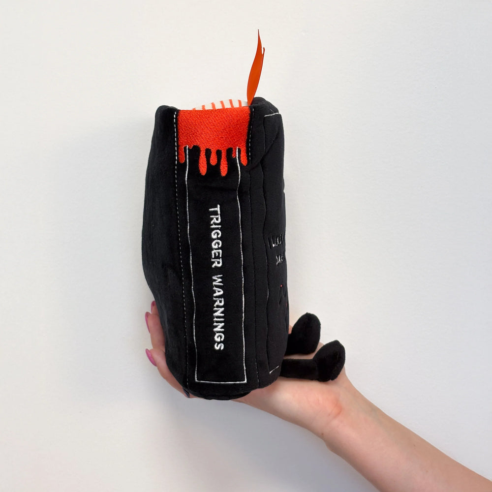 Punchkins Book Plush I Like My Thrillers Dark & Twisted (ONLINE ORDER ONLY)