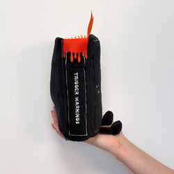 Punchkins Book Plush I Like My Thrillers Dark & Twisted (ONLINE ORDER ONLY)