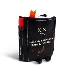 Punchkins Book Plush I Like My Thrillers Dark & Twisted (ONLINE ORDER ONLY)