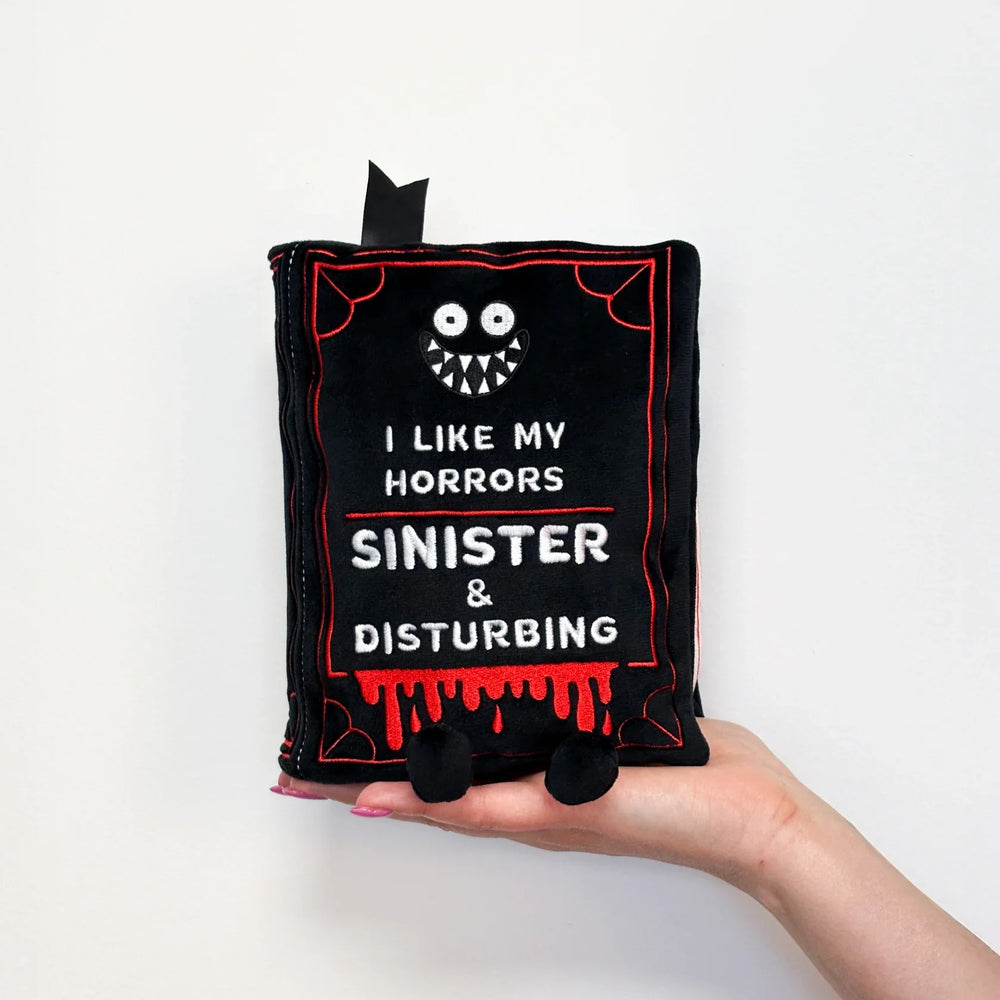 Punchkins Book Plush I Like My Horrors Sinister & Disturbing (ONLINE ORDER ONLY)