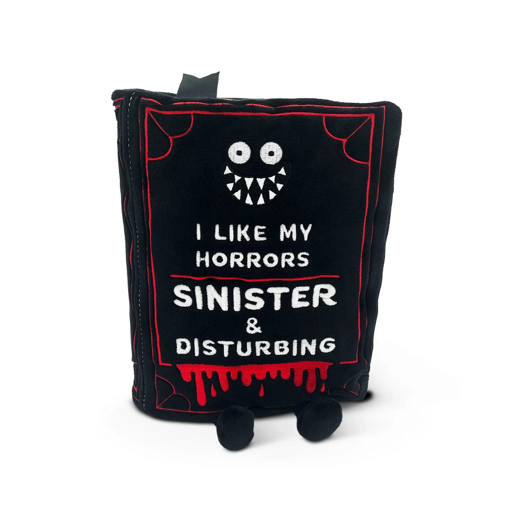 Punchkins Book Plush I Like My Horrors Sinister & Disturbing (ONLINE ORDER ONLY)